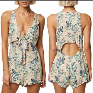 O'NEILL floral jumpsuit romper XS